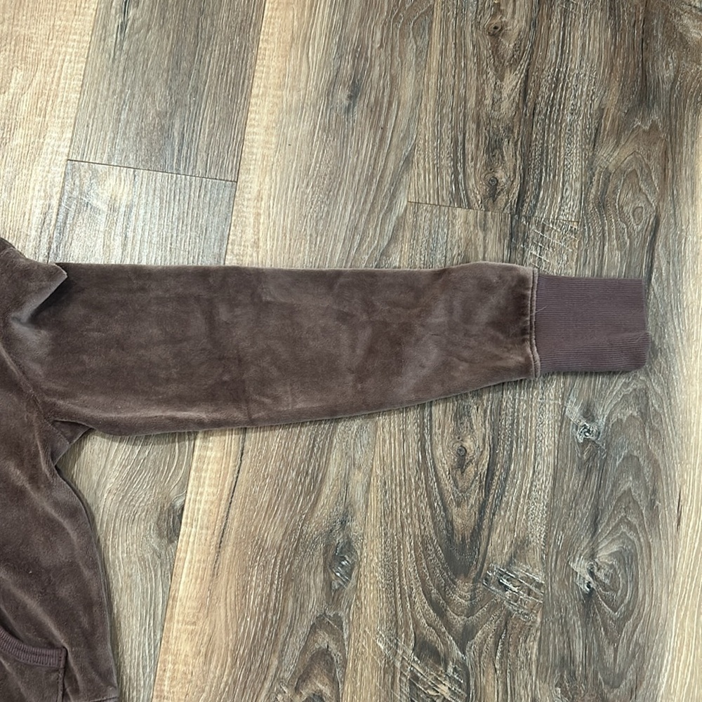 Aerie NWT cropped style jacket zip up jacket brown with pockets 78% cotton - Picture 5 of 15